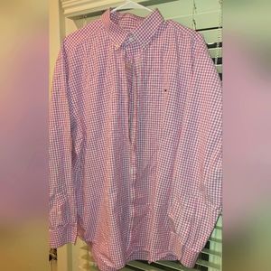 Men's VV Button-down Whale Shirt in size XL.